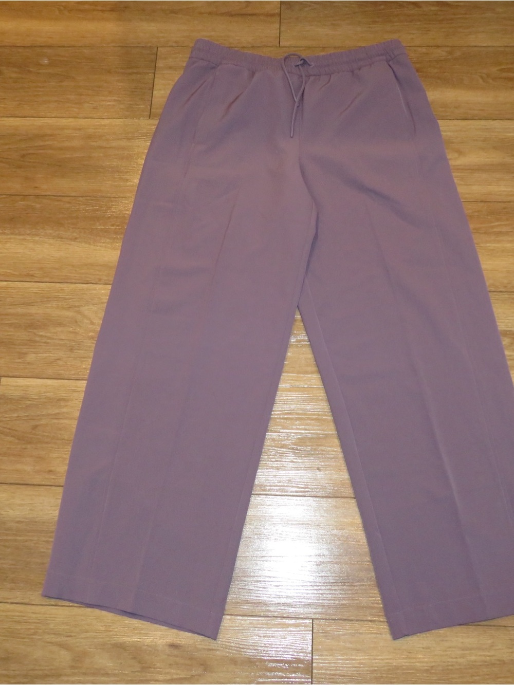 Athleta Wide-Leg Pull-On Pants in Mauve